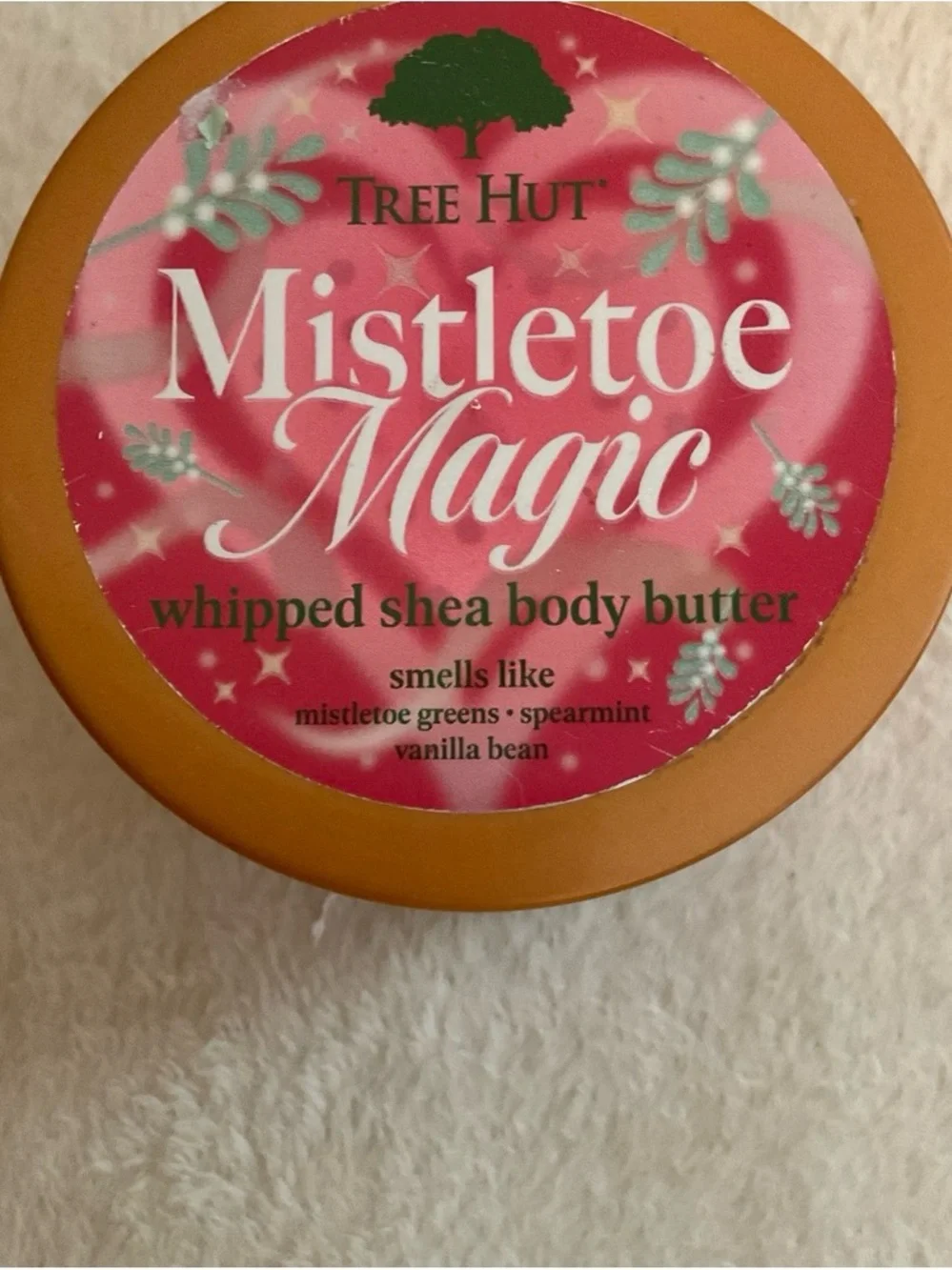 Tree Hut Mistletoe Magic Whipped Shea Body Butter - Pink